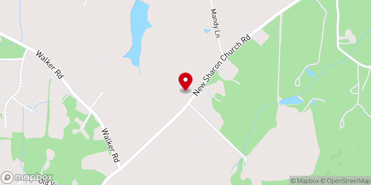 Map showing location of Pleasant Hill Farm