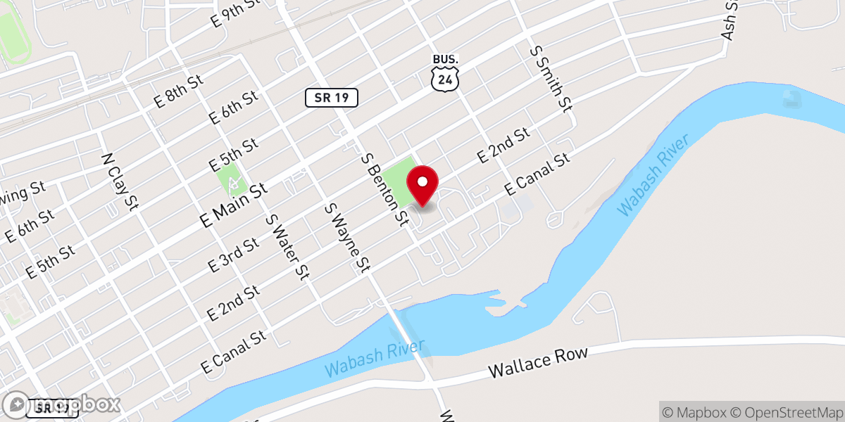 Map showing location of Bona Vista Programs Inc