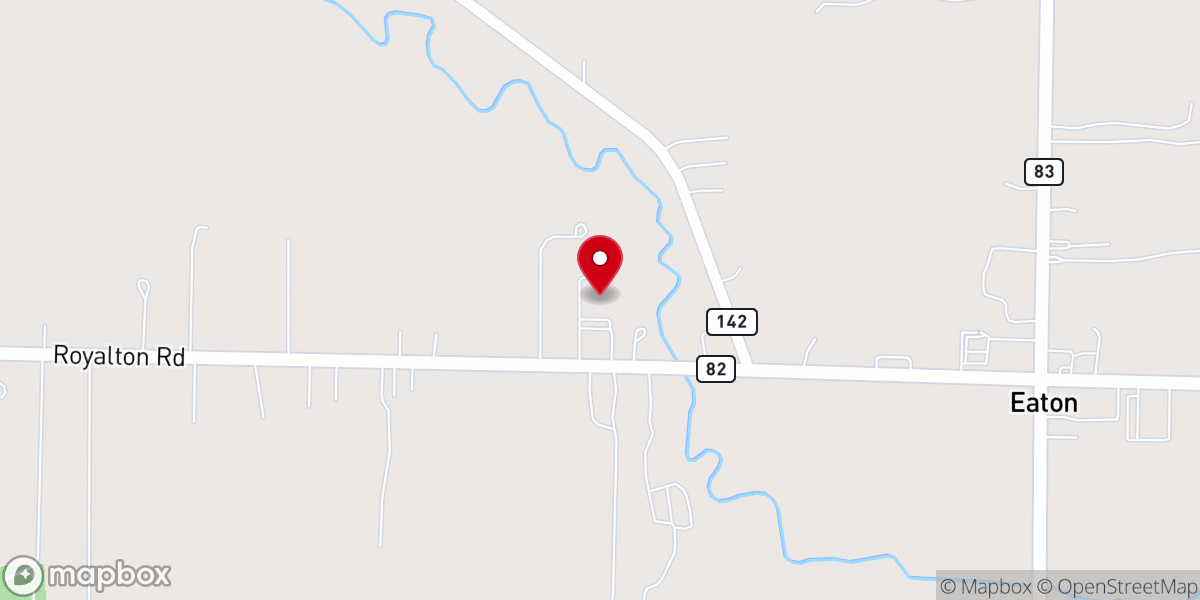 Map showing location of Midview Baptist Church