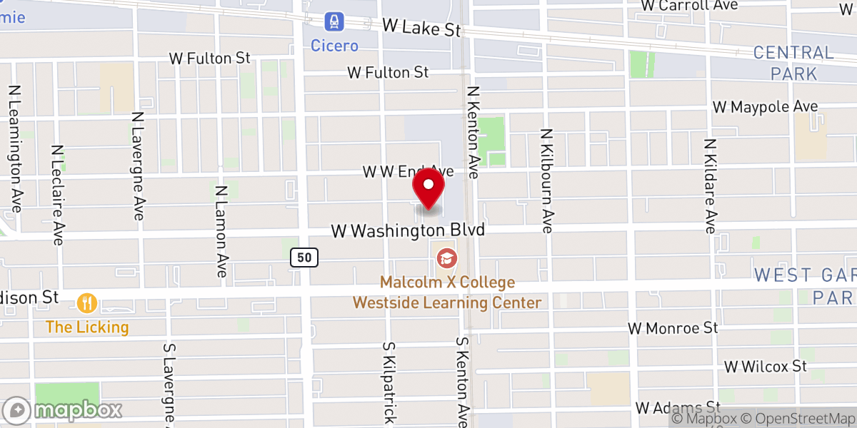 Map showing location of New Evangelical Church