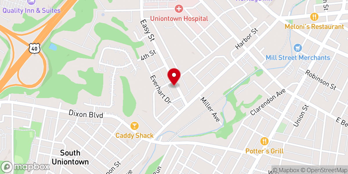 Map showing location of Saint Josephs School