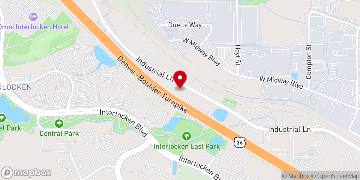 Map showing location of Life church