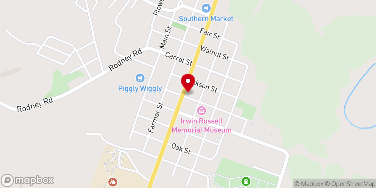 Map showing location of Saint Joseph Catholic Church