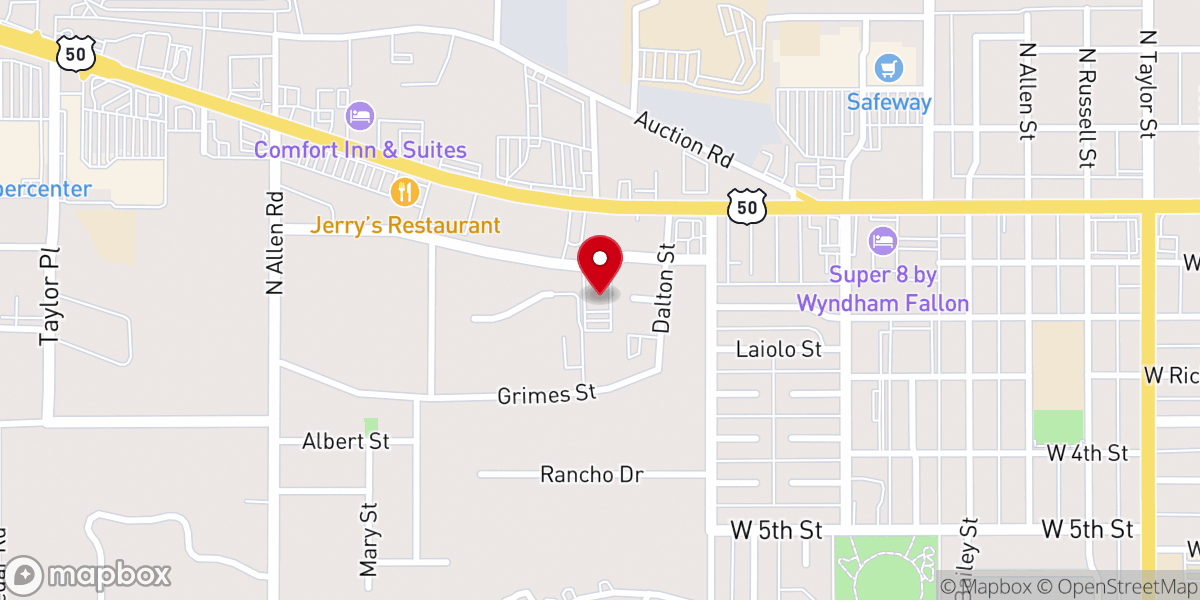 Map showing location of Christian Life Center-Assemblies