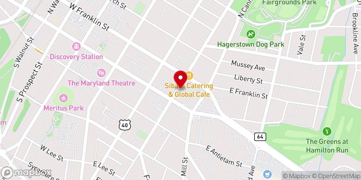 Map showing location of The Light of the World Church