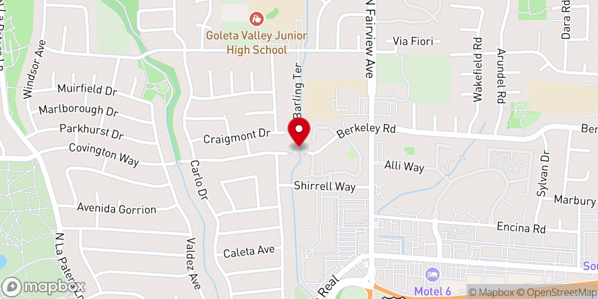 Map showing location of Good Shepherd Lutheran Church and Preschool