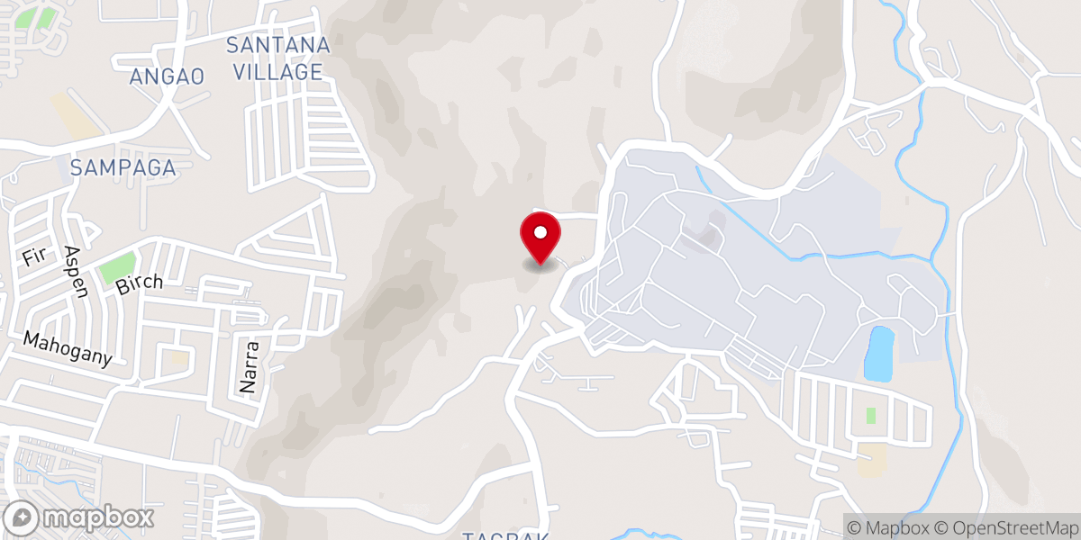 Map showing location of Solid Rock Christian Church