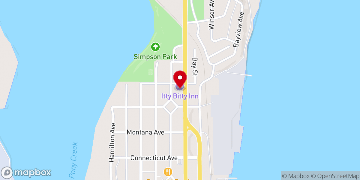 Map showing location of Bryan's Home