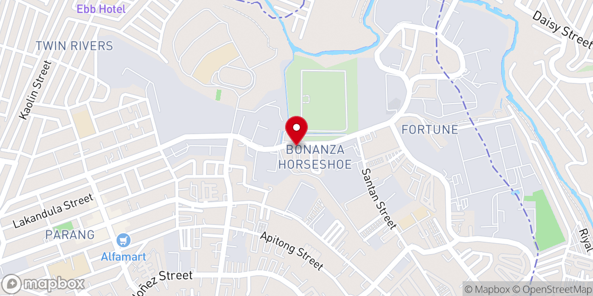 Map showing location of Marikina Evangelical Friends Church