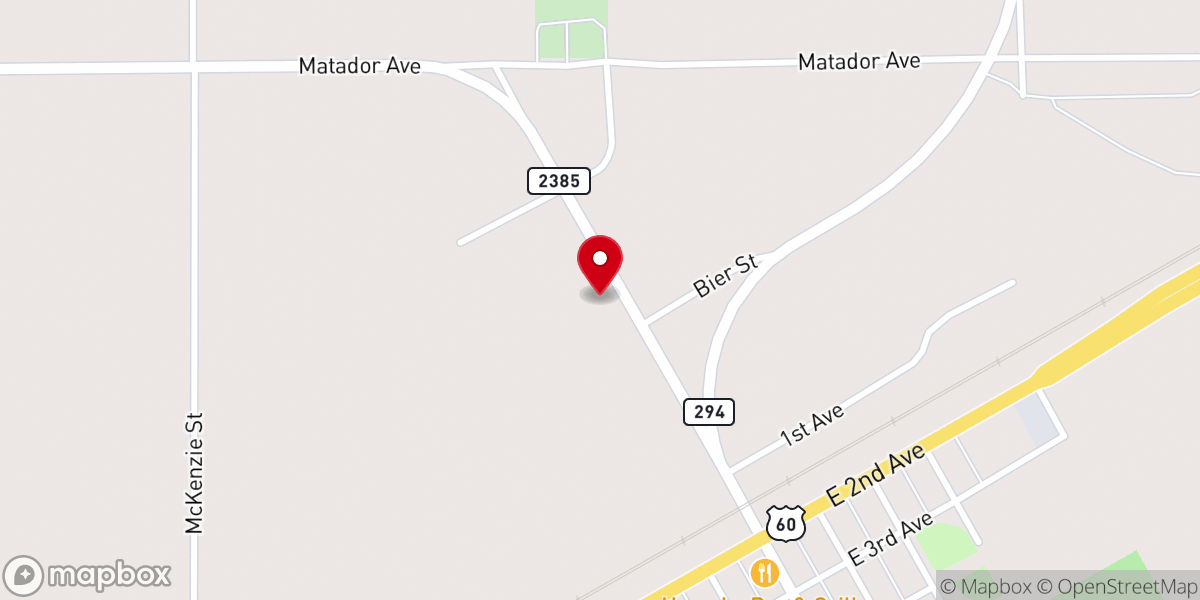 Map showing location of Sacred Heart Catholic Church