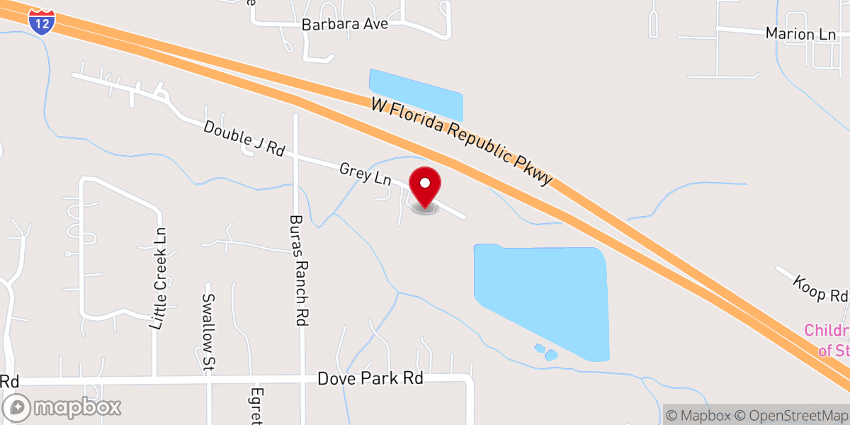 Map showing location of Oilfield Christian Fellowship of Covington Inc