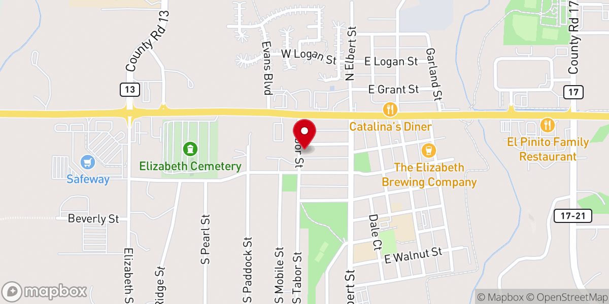 Map showing location of Peace In Christ Church