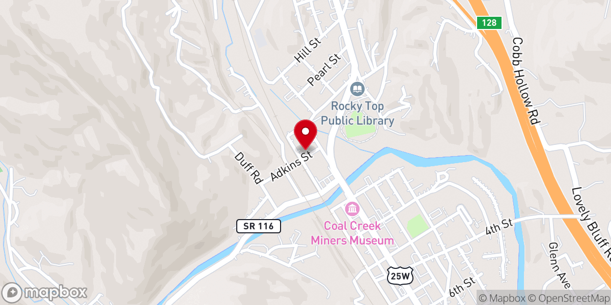 Map showing location of Church Of God