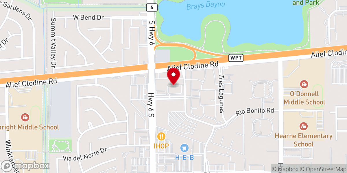 Map showing location of Agape House Of Worship Houston TX