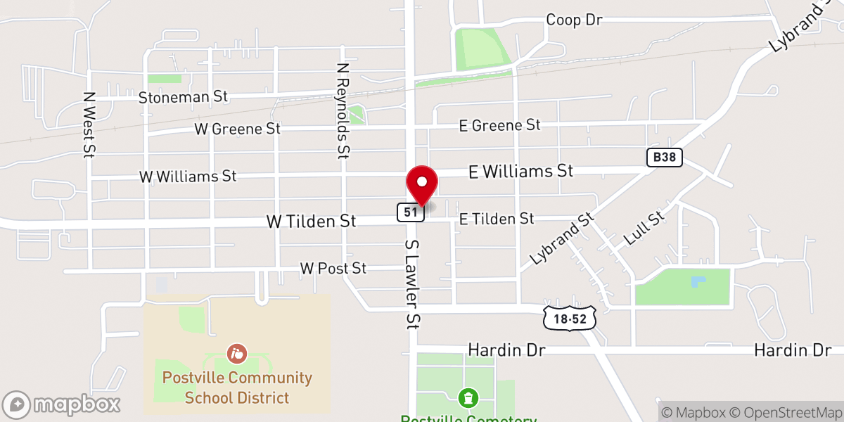 Map showing location of Iglesia apostolica de cristo