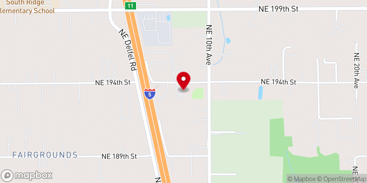 Map showing location of Simple Life Church