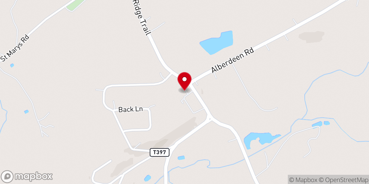Map showing location of Emmanuel United Church of Christ