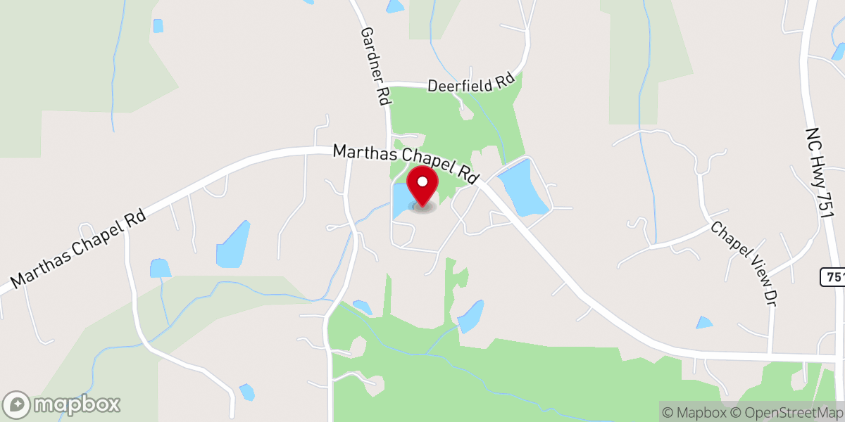 Map showing location of Farrell's Creek Farm