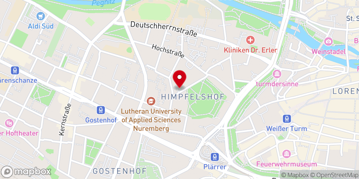 Map showing location of Internationale Gemeinde Licht und Leben