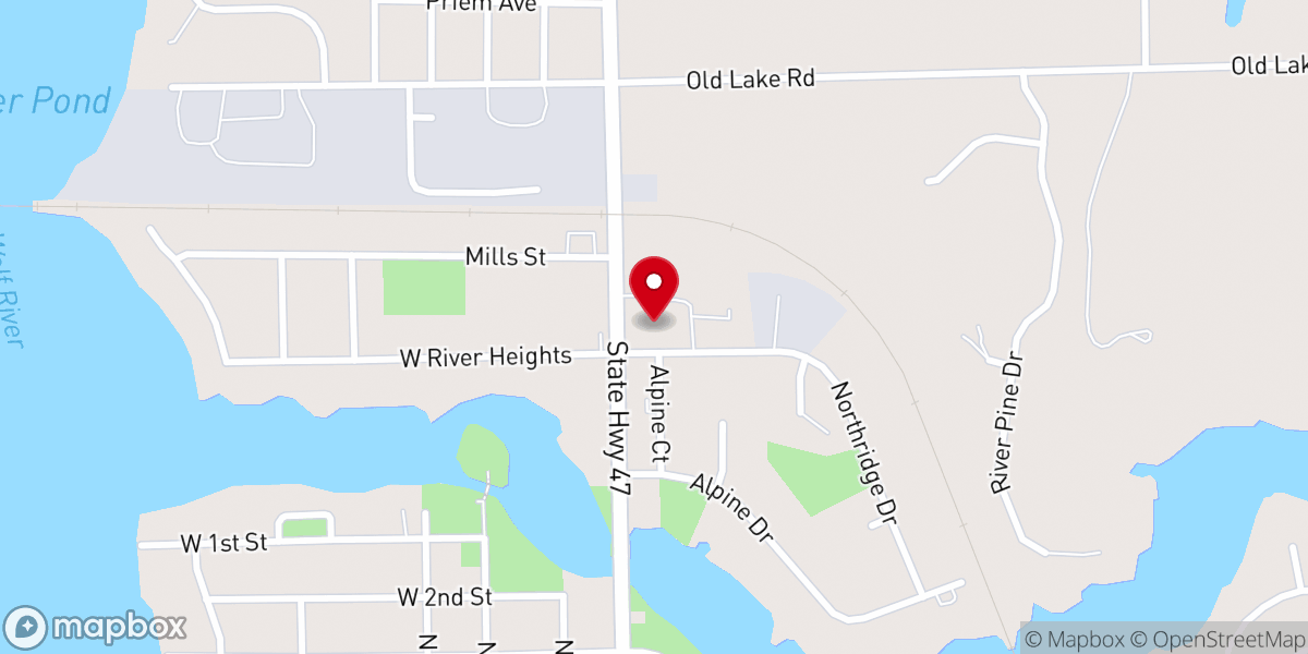 Map showing location of Divine Savior Lutheran Church