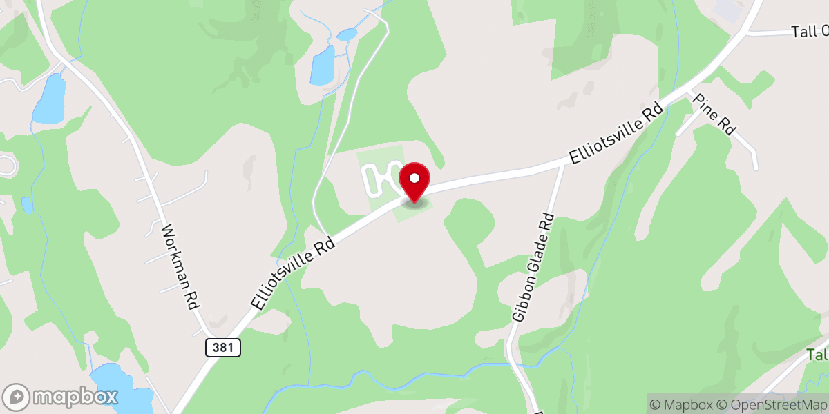 Map showing location of Farmington Bethel Covenant Brethren Church