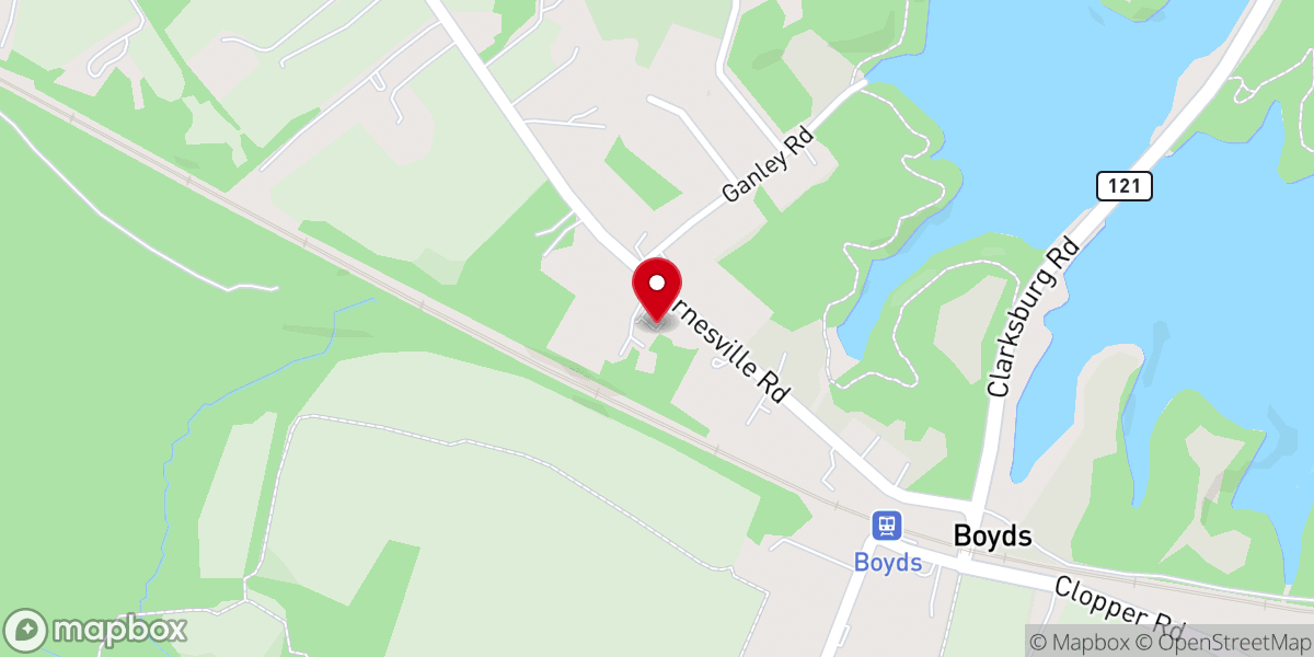 Map showing location of Zoroastrian Temple