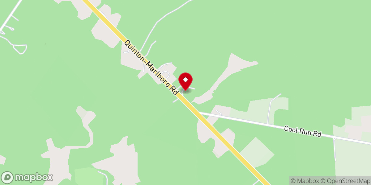Map showing location of Haven United Methodist Church