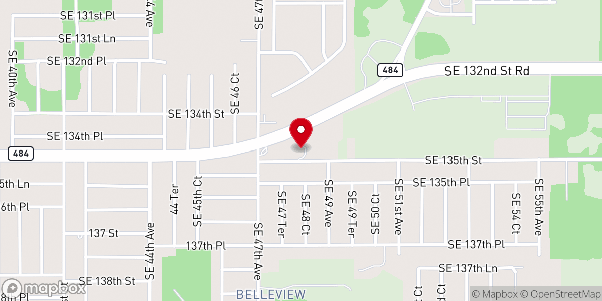 Map showing location of Second Chance Church