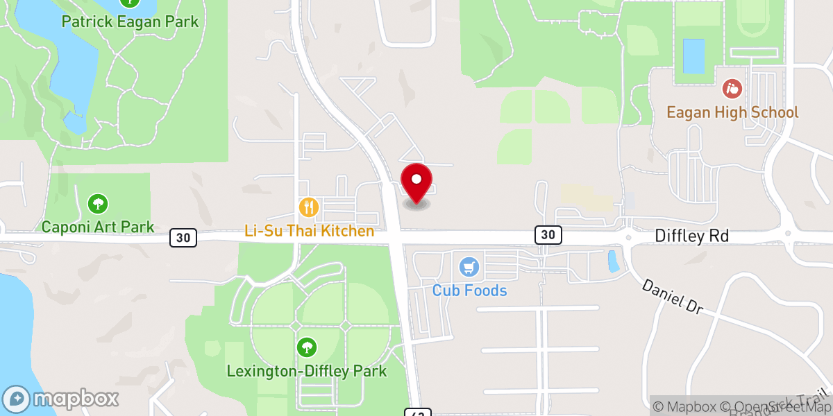 Map showing location of St Martha & Mary Episcopal Church