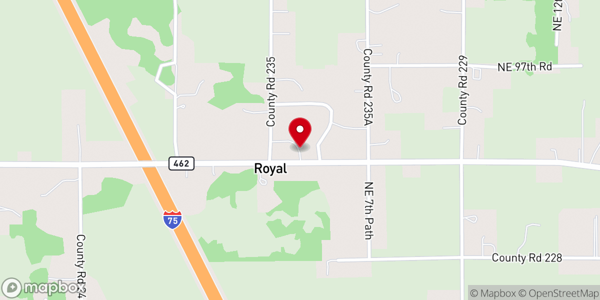 Map showing location of Second Bethel Baptist Church