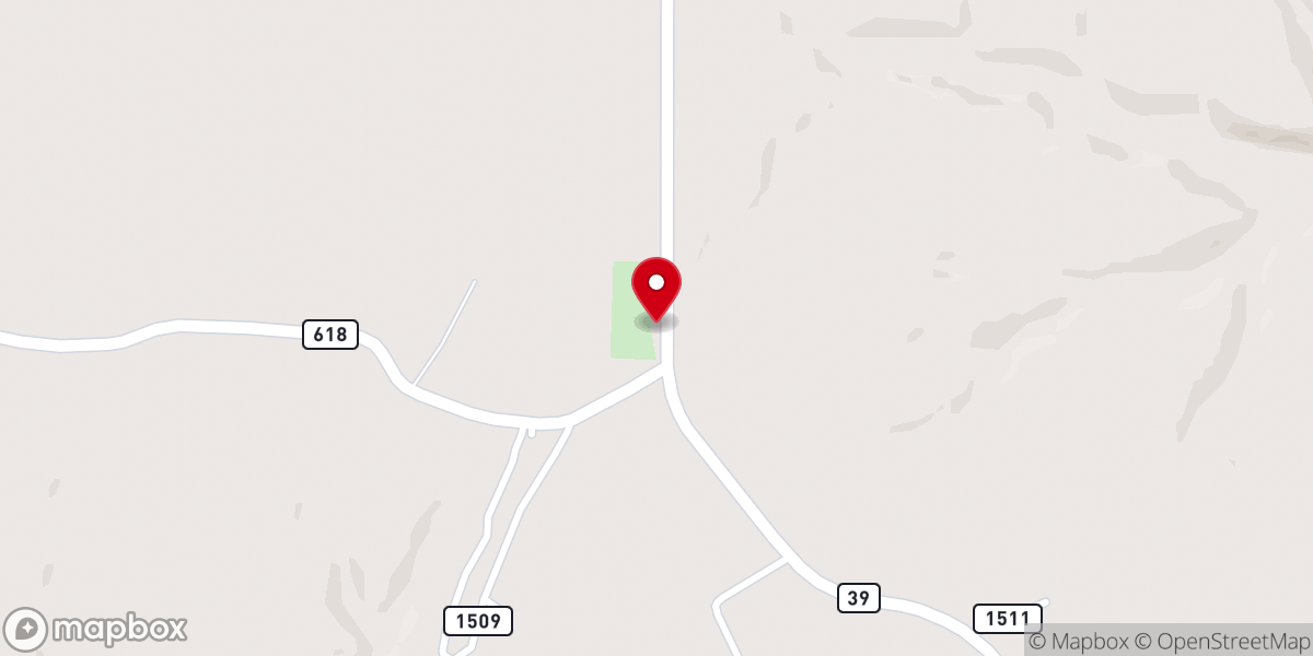 Map showing location of Mt Zion Church of Christ
