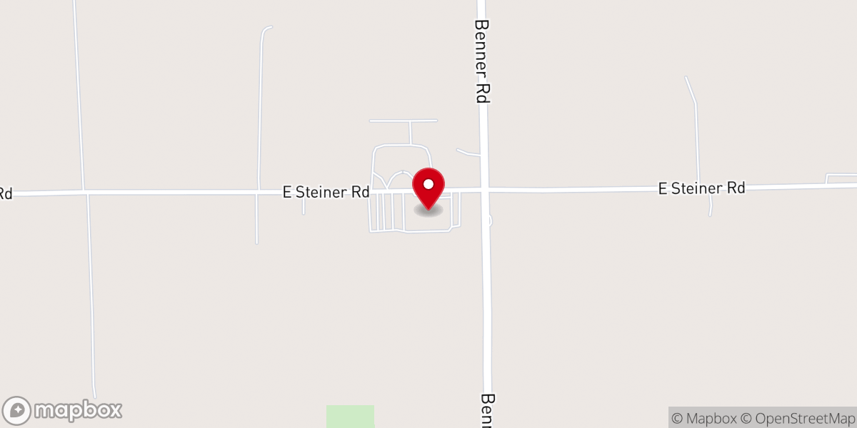 Map showing location of Rittman Apostolic Christian Church