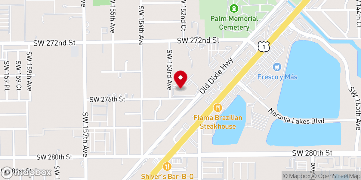 Map showing location of Life Pointe Church