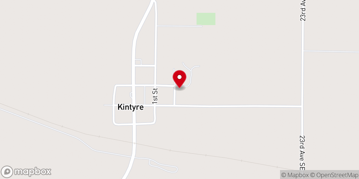 Map showing location of Trinity Lutheran Church
