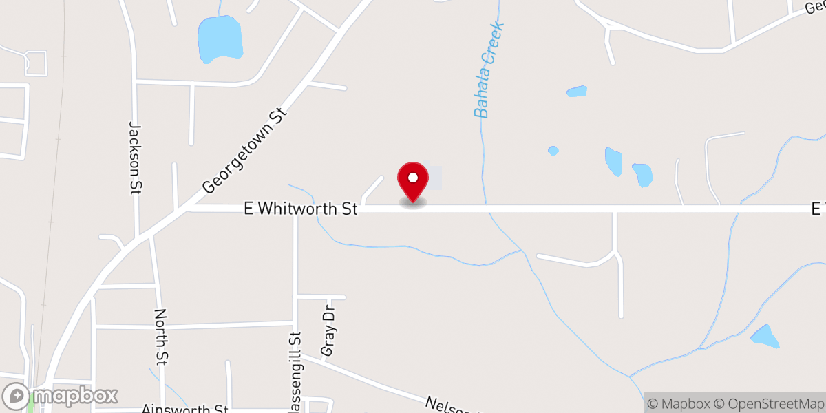 Map showing location of Copiah County Baptist Association