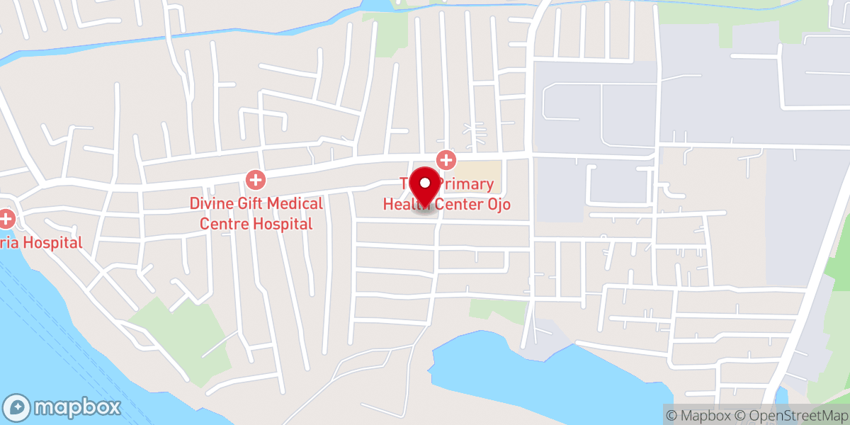 Map showing location of Celestial Church Of Christ Oluwatobi Parish Tedi 1