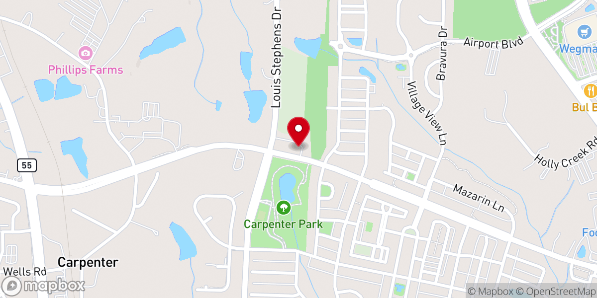 Map showing location of Good Hope Farm