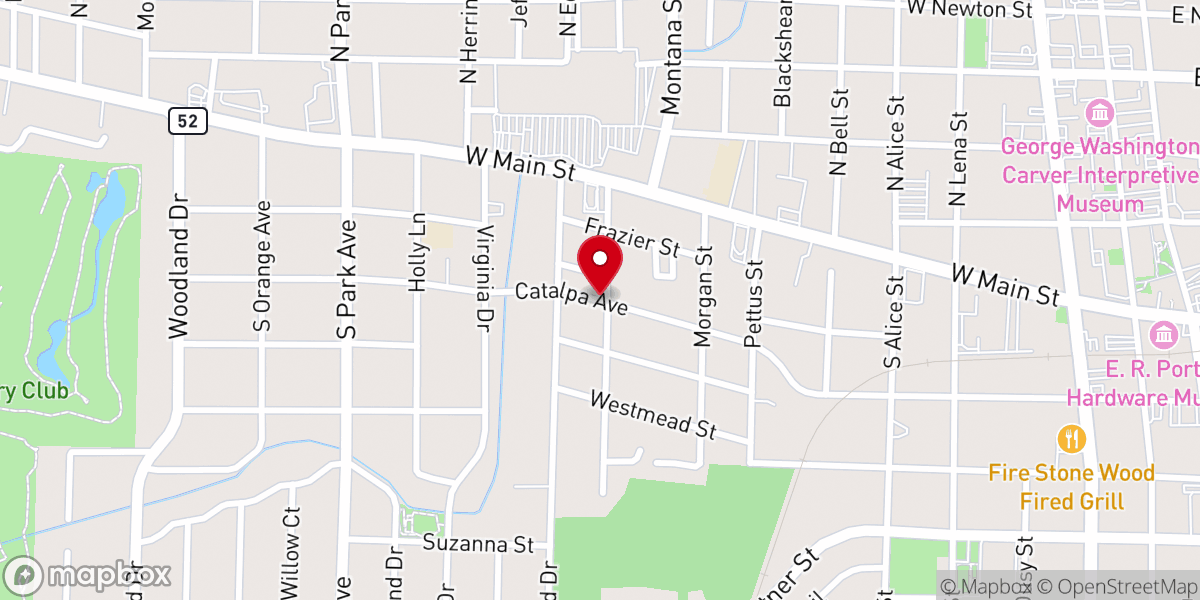 Map showing location of Gospel Light House Pentecostal Church