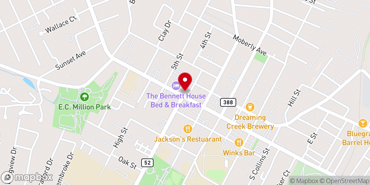 Map showing location of First United Methodist Church-Richmond
