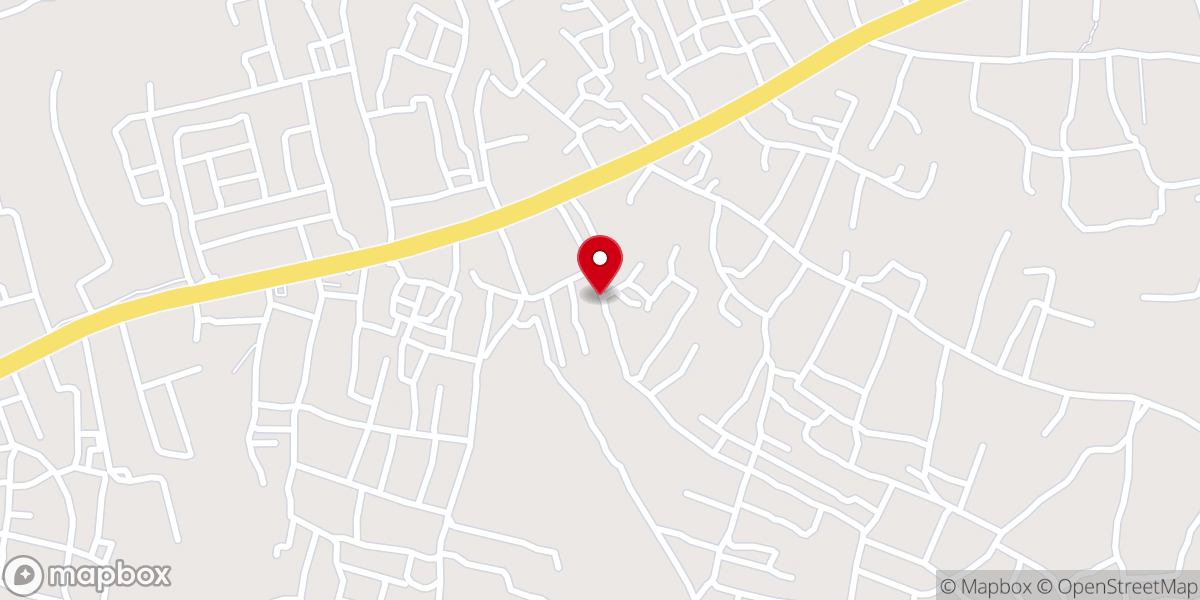 Map showing location of Winners Chapel
