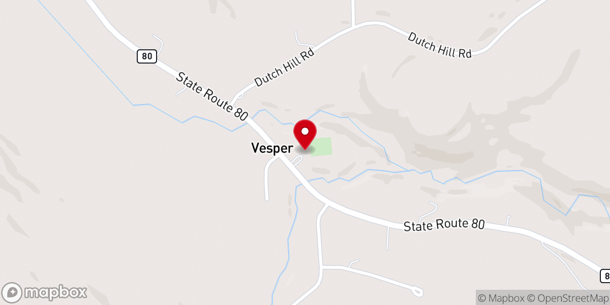 Map showing location of Christ's Chapel