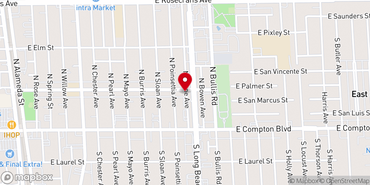 Map showing location of New Horizon Missionary Baptist Church