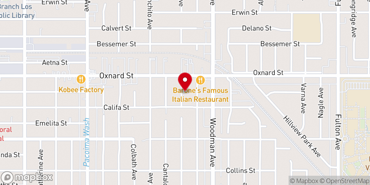 Map showing location of Marry Today LA