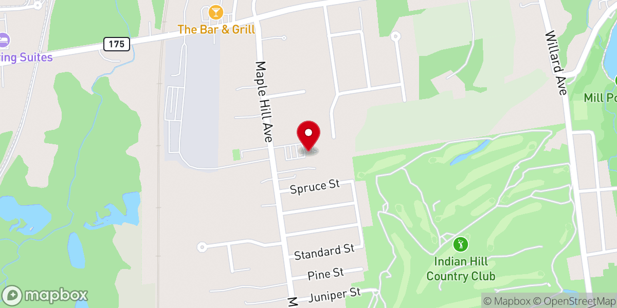 Map showing location of St. John's. Knanaya Church