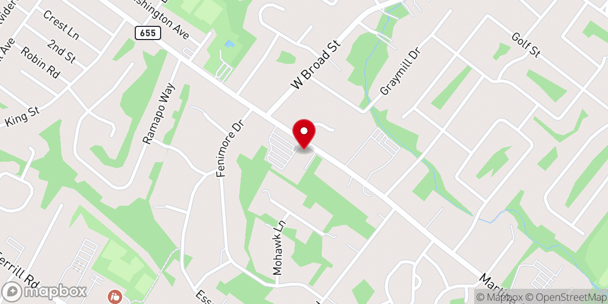 Map showing location of Fanwood-Scotch Plains YMCA
