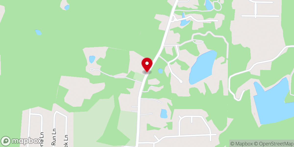 Map showing location of Friendly Hope Baptist Church