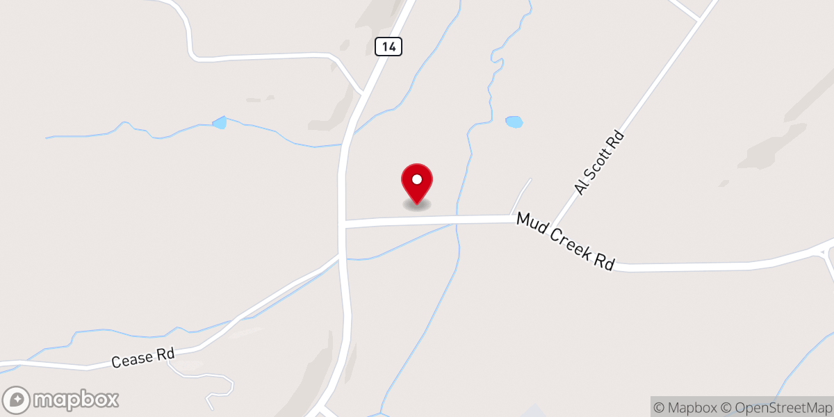 Map showing location of Fellowship Bible Church