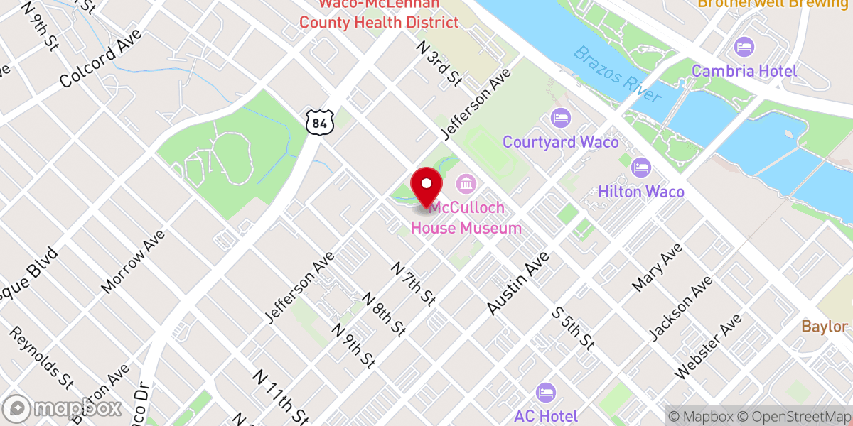 Map showing location of Saint Paul's Episcopal Church