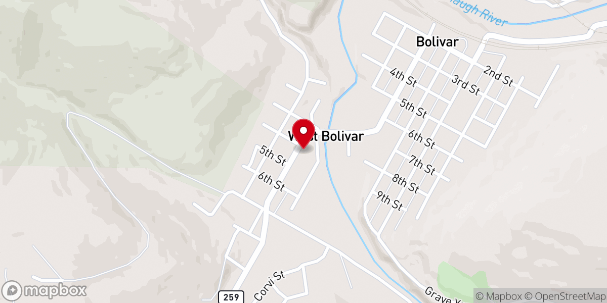 Map showing location of First Church of Christ-Fellowship Hall