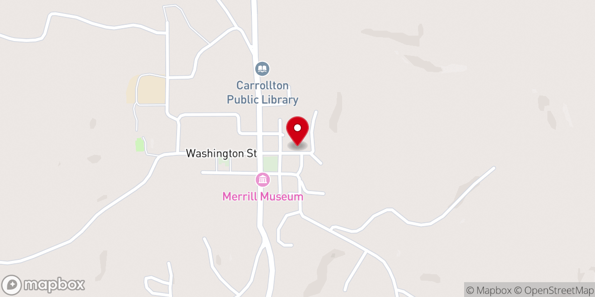 Map showing location of Grace Episcopal Church